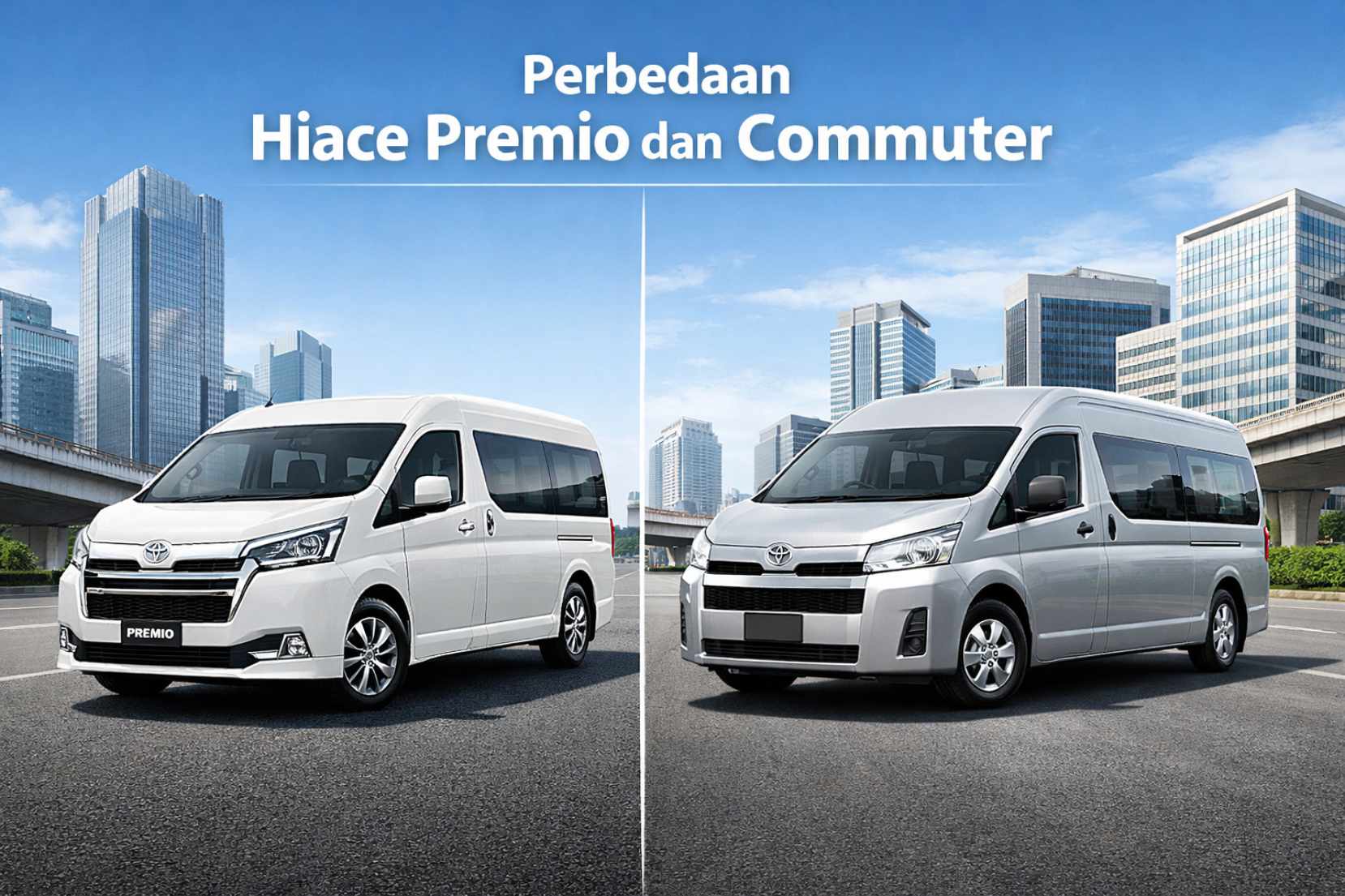 Perbedaan Hiace Premio dan Commuter