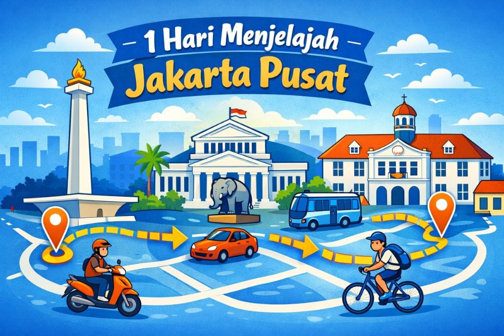 Itinerary Jakarta 1 Hari (Rute Efisien Jakarta Pusat)