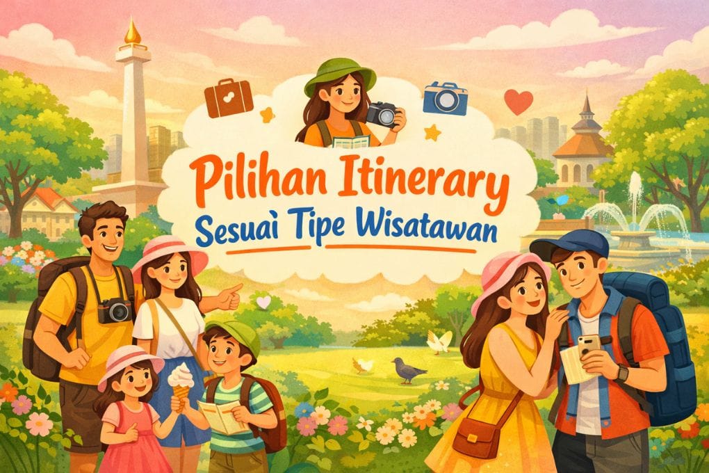 Itinerary Jakarta Berdasarkan Tipe Wisatawan