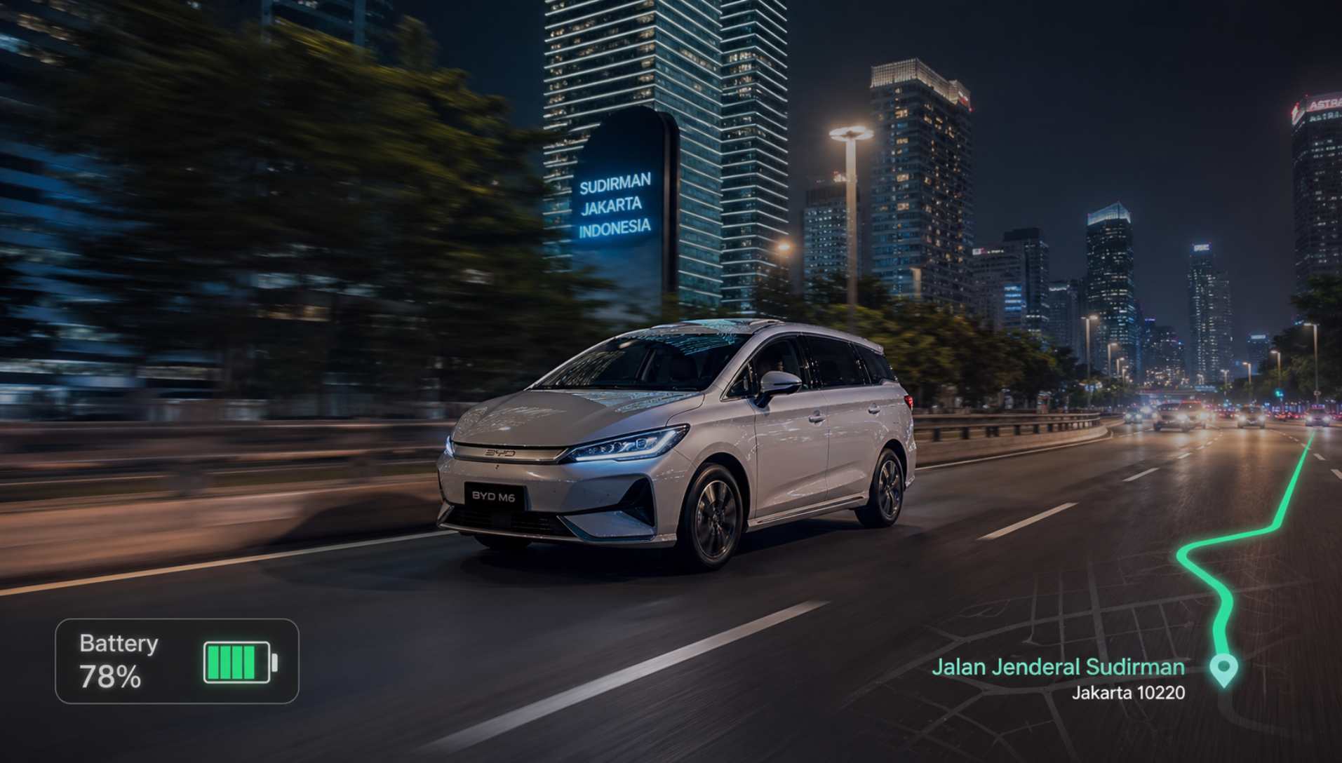Jarak Tempuh BYD M6
