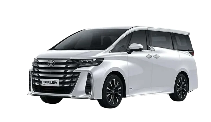 Toyota Vellfire putih untuk sewa mobil Jakarta